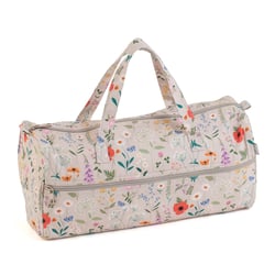 Sac tricot zippé - Fleurs des champs