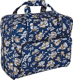 Sac machine à coudre Hobby Gift - Fleuri marine