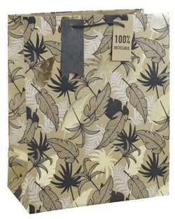 Sac cadeau format M - Tropical kraft