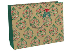 Sac cadeau Clairefontaine - Holly - Format shopping 37,3 x 11,8 x 27,5 cm