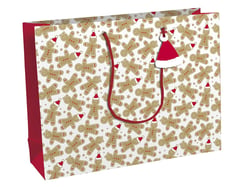 Sac cadeau kraft - Format shopping - Pain d'épices - Clairefontaine 