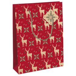 Sac cadeau Clairefontaine - Lovely Home Red - Taille S 17 x 6 x 22 cm
