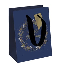 Sac cadeau Clairefontaine - Nuit étoilée - Taille M 21,5 x 10,2 x 25,3 cm