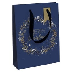 Sac cadeau Clairefontaine - Nuit étoilée - Taille L 26,5 x 14 x 33 cm