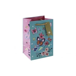 Sac cadeau format parfum - Papillons volants