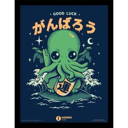 Affiche encadrée Ilustrata - Good luck Cthulhu - 30 x 40 cm