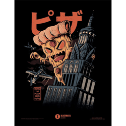 Affiche encadrée Ilustrata - The Pizza Kong - 30 x 40 cm