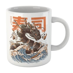 Mug - Sushi dragon - 325 ml - Ilustrata