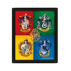 Harry Potter - Cadre 3D lenticulaire - Emblèmes