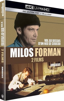 Milos Forman - 2 films : Vol au-dessus d'un nid de coucou + Amadeus