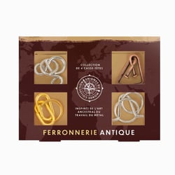 4 Casse-têtes en métal - Ferronnerie Antique