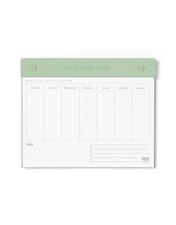 Bloc-notes hebdomadaire Filofax - Sage - Conscious Weekly Planner