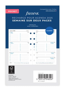 Recharge agenda semainier 2026 Letts of London - Pocket