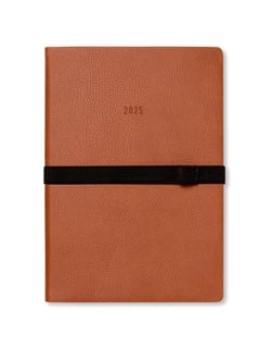 Agenda semainier 2026 Letts of London - Camel - A5 14,8 x 21 cm - Oslo