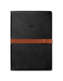 Agenda semainier 2026 Letts of London - Noir - A5 14,8 x 21 cm - Oslo