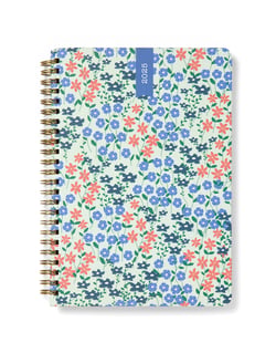 Agenda semainier 2026 Letts of London - Menthe - A5 14,8 x 21 cm - Spring Valley