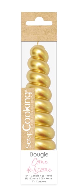Bougie à gâteau XXL ScrapCooking® - Corne de licorne