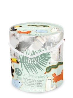 Lot de 16 emporte-pièces ScrapCooking® -Wild - Acier