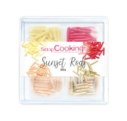 Décorations en sucre ScrapCooking® - Mix Sunset rods - 61 g