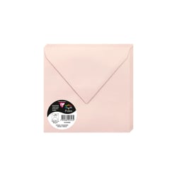 Lot de 20 enveloppes gommées Pollen - 16,5x16,5cm - Opaline - 120g/m²