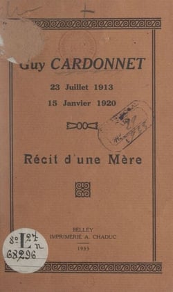 Guy Cardonnet - Récit d'une mère