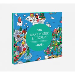 Poster & Stickers Atlas