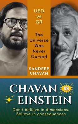 Chavan vs Einstein: The Universe Was Never Curved