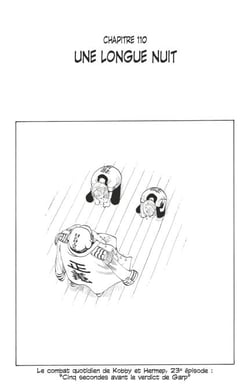 One Piece édition originale - Chapitre 110 - Une longue nuit