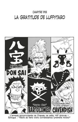 One Piece édition originale - Chapitre 918 - La gratitude de Luffytaro