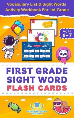 First Grade Sight Word Flash Cards - Elementary Books for Kids