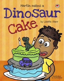Martin Makes a Dinosaur Cake - Red Beetle Picture Books