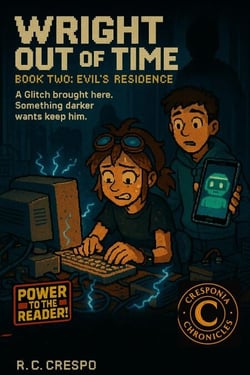 Wright out of Time - Book 2: Evil's Residence - Wright's Will, #2