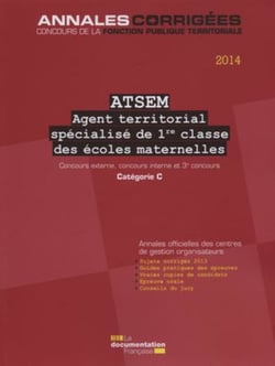 ATSEM - Agent territorial spécialisé des écoles maternelles de 1re classe - Concours externe, concours interne et 3e concours