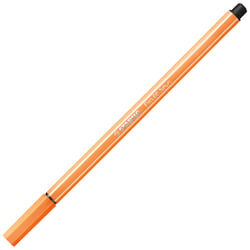 Feutre de dessin pointe moyenne - STABILO - Orange fluo - Pen 68