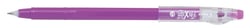 Stylo roller effaçable Pilot - FriXion Ball Stick - Mauve - Pointe moyenne