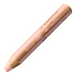 Crayon multi-talents pointe extra-large - STABILO - Rose abricot - Woody 3 in 1