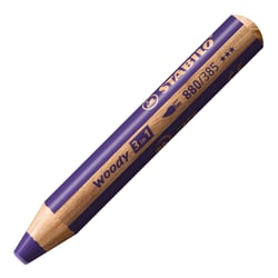 Crayon multi-talents pointe extra-large - STABILO - Violet - Woody 3 in 1