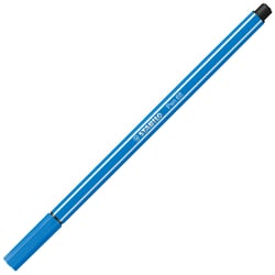 Feutre de dessin pointe moyenne - STABILO - Bleu électrique - Pen 68