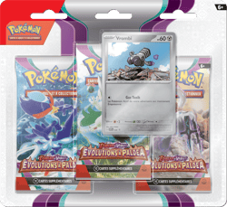 Pack 3 boosters - Pokémon - Ecarlate & Violet : Evolutions à Paldea