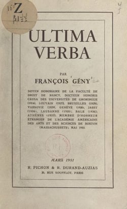 Ultima verba