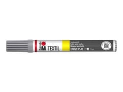 Marqueur textile - Marabu Textil painter 2-4mm - gris