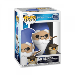 Figurine Funko Pop - Merlin l'Enchanteur - Merlin et Archimède n°1100