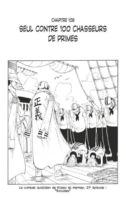 One Piece édition originale - Chapitre 108 - Seul contre 100 chasseurs de primes
