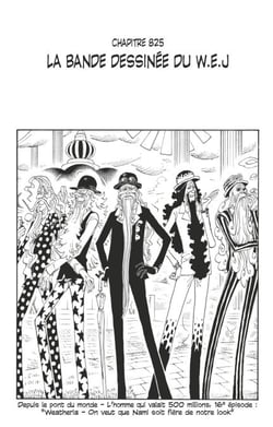 One Piece édition originale - Chapitre 825 - La bande dessinée du W.E.J.