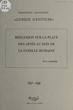 Réflexion sur la place des aînés au sein de la famille humaine