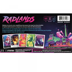 Radlands - Jeu de société à deux -  Jeu de stratégie - Lucky Duck Games