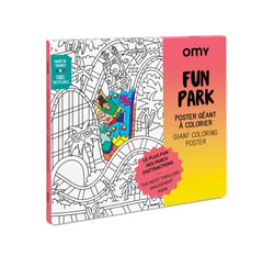 Poster géant à colorier - Fun Park