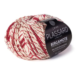 Pelote de fil à tricoter - Plassard - Bergamote - Grenat