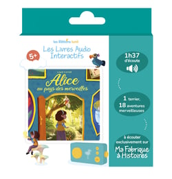 Livre audio interactif Alice au pays des merveilles - Lunii