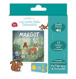 Livre audio interactif Margot, apprentie véto - Lunii